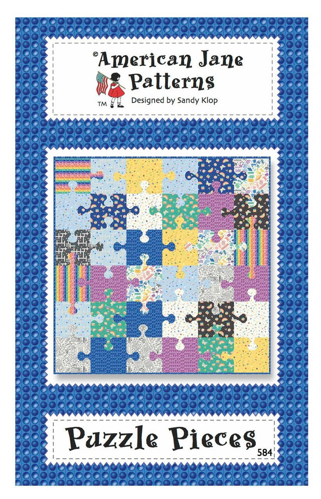 American Jane Patterns Puzzle Pieces Quilt Pattern