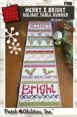 Merry & Bright Holiday Table Runner