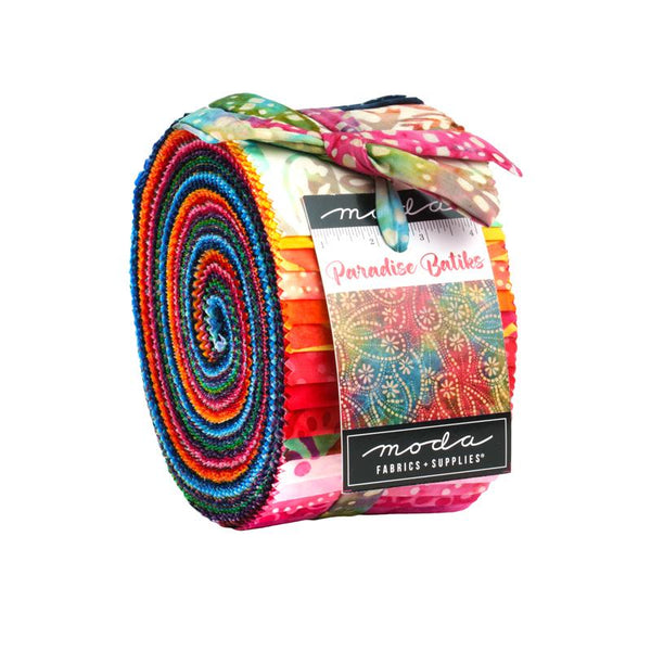 Paradise Batiks Jelly RollÂ® 4391JR Moda Precuts#1