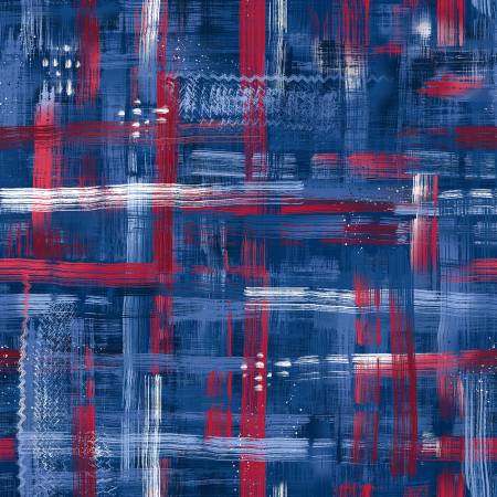 Patriotic Blue Colorfield 108in Wideback  6W103
