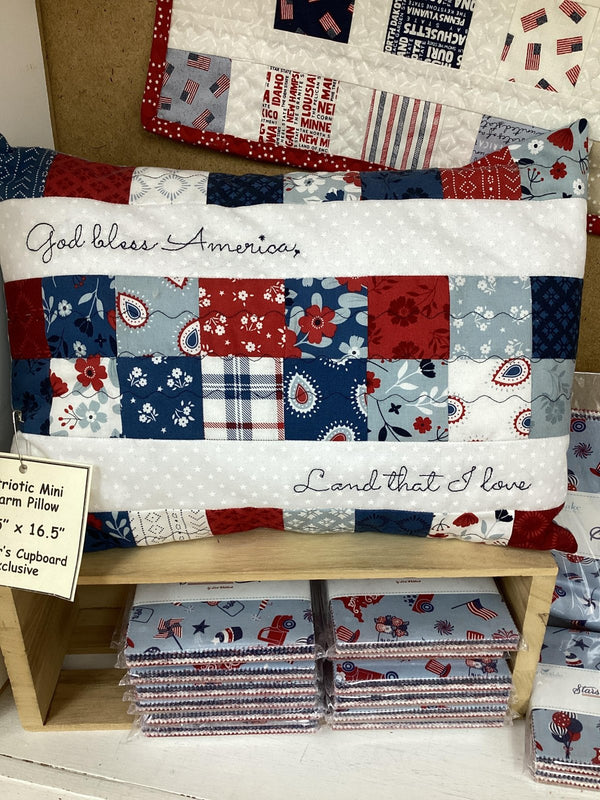 Patriotic Mini Charm Pillow