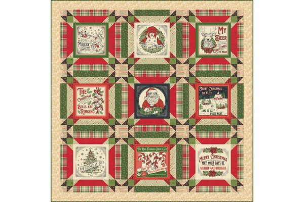 Peace & Joy Holiday Cheer Panel Quilt
