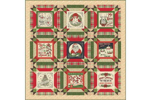 Peace & Joy Holiday Cheer Panel Quilt