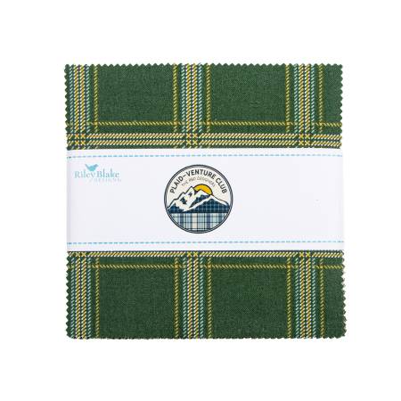 Plaid-Venture Club 5in Squares 42pcs/bundle