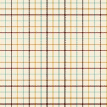 Plaid-Venture Club Camper Cream 5631