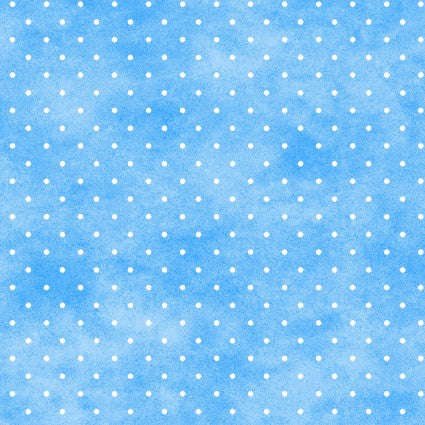 Playtime Flannel Blue Dot 5F111