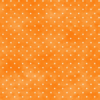 Playtime Flannel Orange Dot 5F113