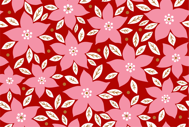 Sugar Plum Poinsettia Elegance 805019