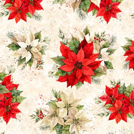 Poinsettia Radiance Bouquets Cream 806231