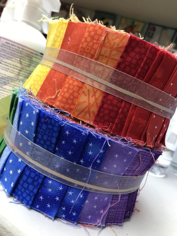 QC Exclusive Rainbow Bright Jelly Roll
