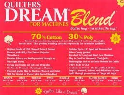 Quilters Dream Blend 70/30 King 122" x 120"