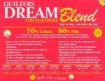 Quilters Dream Blend 70/30 Natural Crib 60" x 46"