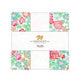 Quilting In Bloom Large Rose White Multi 6542