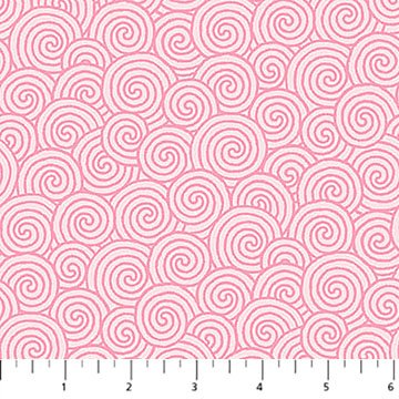 Quilting In Bloom Scroll Blender Pink Multi 6553