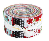 Little Ladybug 2.5in Fabric Strips
