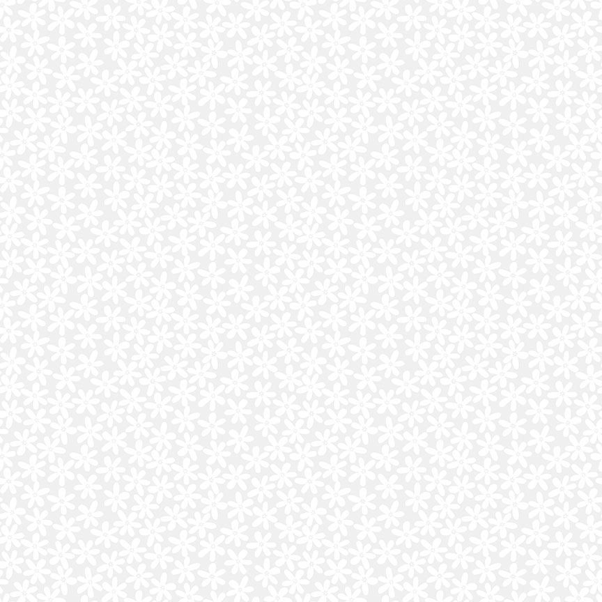 Floret white on white 6373