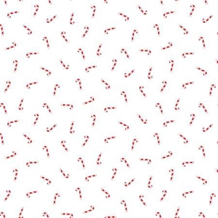 Seasonal Basics Candy Canes White 805035