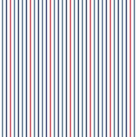 Seasonal Basics Ticking Stripe Patriotic 805029