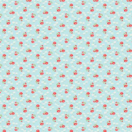 Sentimants Light Blue Flowers 3353