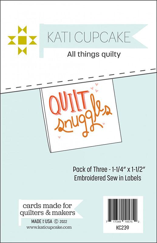 Sew in Labels Quilt Snuggles KC239 Kati Cupcake#1
