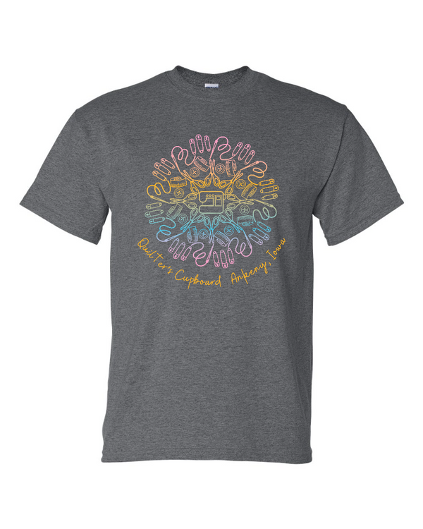 Sewing Mandala Ombre T-shirt - M - Quilter's Cupboard