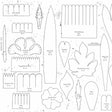 Sewing Seeds III Posie Patterns White 5190