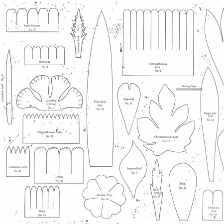 Sewing Seeds III Posie Patterns White 5190