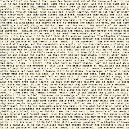 Sewing Seeds III Seed Sower Parchment 5195