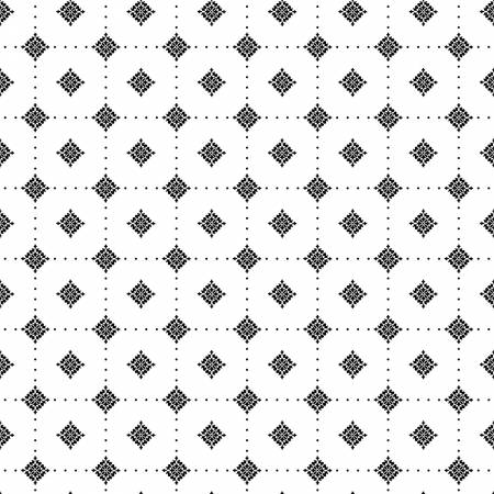 Shadow Blooms White Diamond Grid 5350