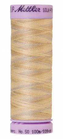 Silk-Finish 50wt Variegated Cotton Thread 109yd/100M Pearl Tones
