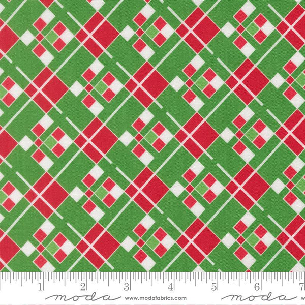 Snow Time Evergreen Plaid 6530