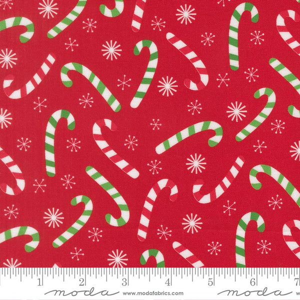 Snow Time Poinsettia Red Candy Cane 805226