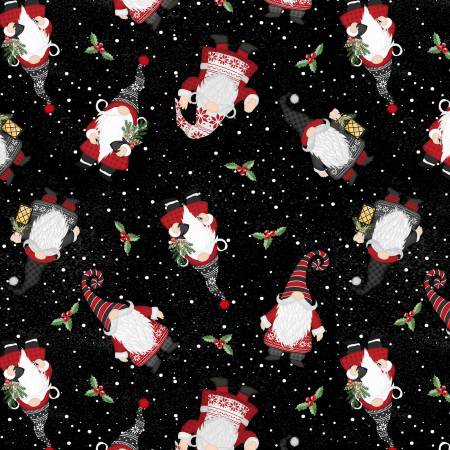 Snowy Gnomies Gnome Toss Black 806117
