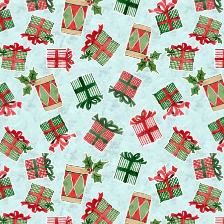 Snowy Greetings Present Toss Blue 806203