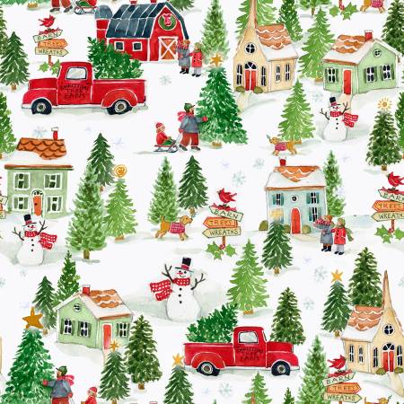 Snowy Greetings Scenic Multi 806207