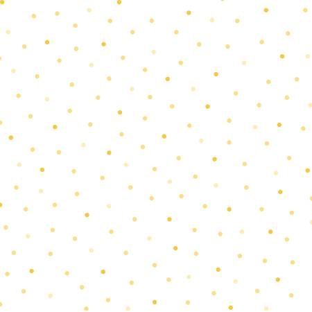 Sorbet Flannel Tossed Yellow Tonal Dots 6F124