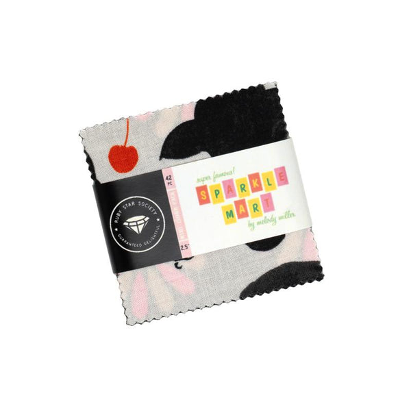 Sparkle Mart Mini Charm RS0116MC Ruby Star Precut#1