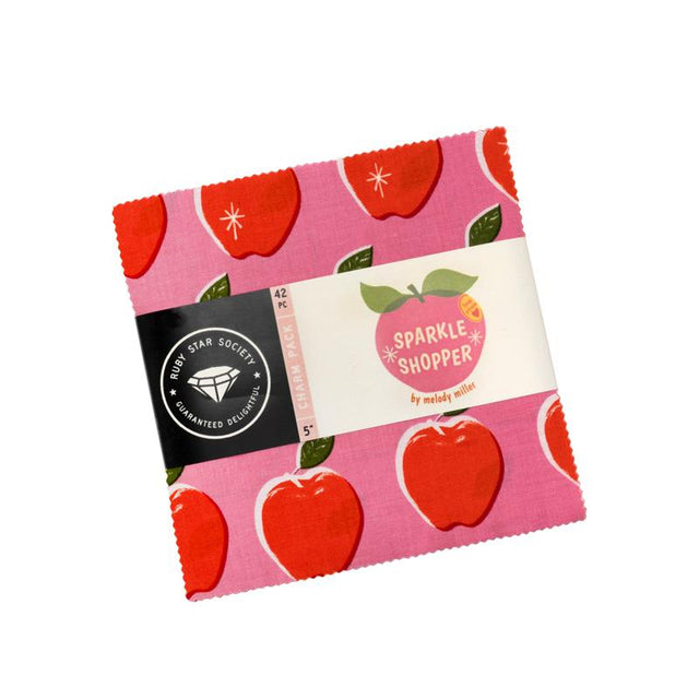 Sparkle Shopper Charm Pack RS0125PP Ruby Star Precut#1