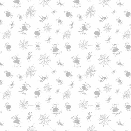 Spooky Spectacle White on White Spider Toss Halloween 805110