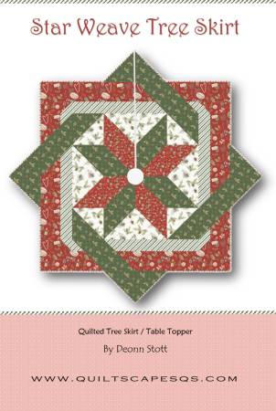 Star Weave Tree Skirt Pattern