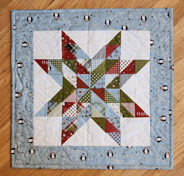 Star of Candy Chilly Table Topper or Pillow Kit