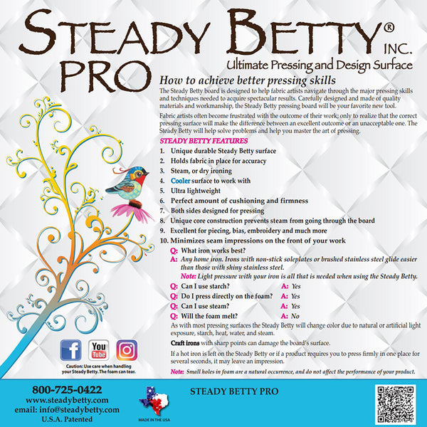 Steady Betty Pro Fat Qtr 20X24