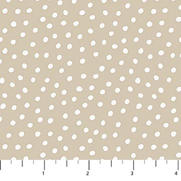 Story Book Taupe Dots 6617
