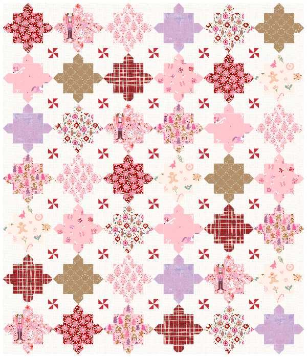 Sugar Plum Sugar 'N Spice Quilt Kit