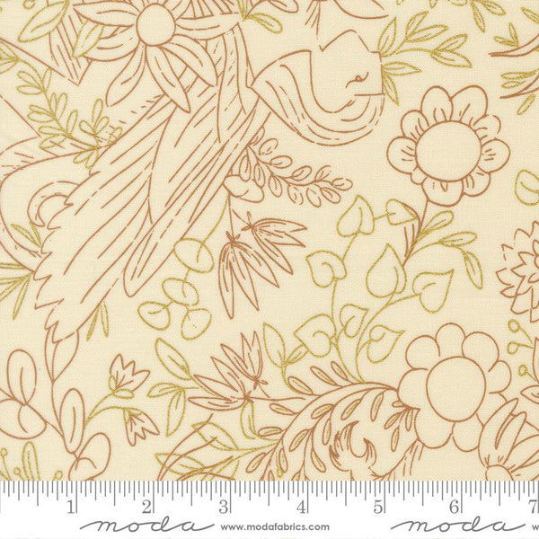 Sunlit Ruins Metallic Cream 6380