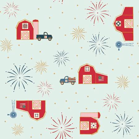 Sweet Freedom Barns Bleached Denim Sparkle 4305