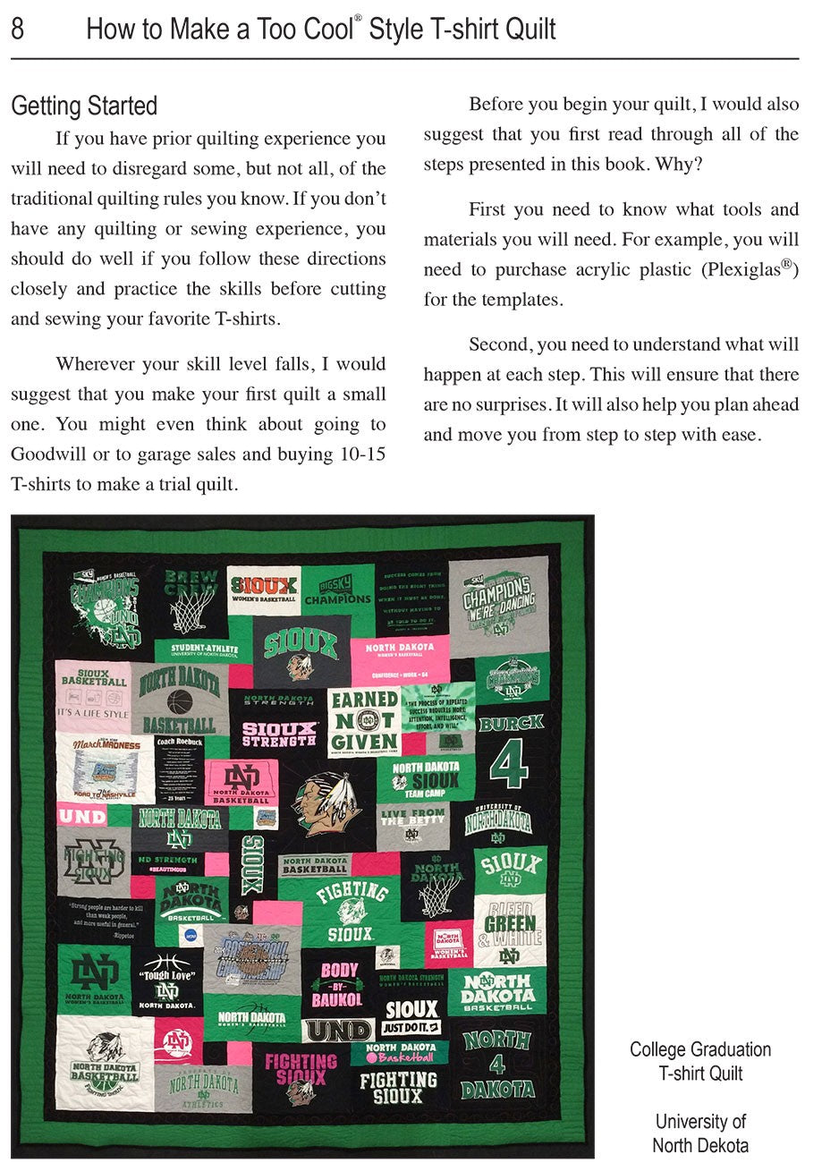 How To Make a Too Cool Style T-shirt Quilt 6