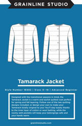 Tamarack Jacket Sizes 0-18