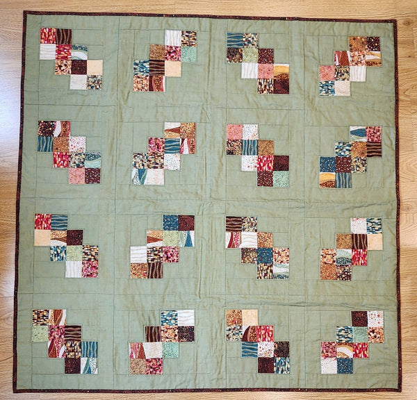Tossed Golden Quilt Kit