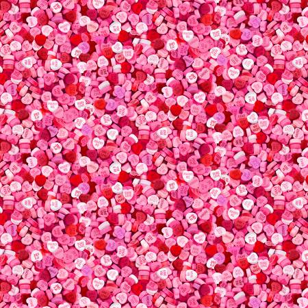 Valentine Pink Candy Hearts 4638